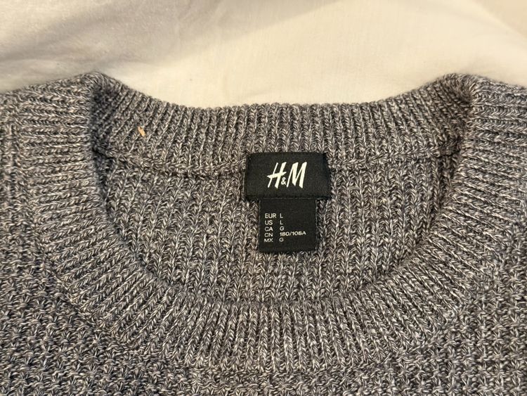 H&M Grey Knit Sweater image 4